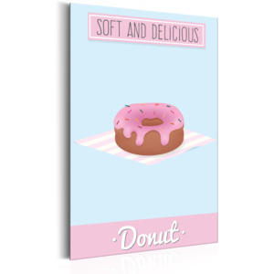 Kovový plagát - Food: Donut [Allplate] 31x46
