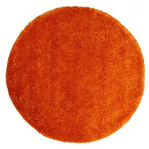 Kusový koberec Shaggy vlas 30mm Fion oranžový, Velikosti 67x67cm