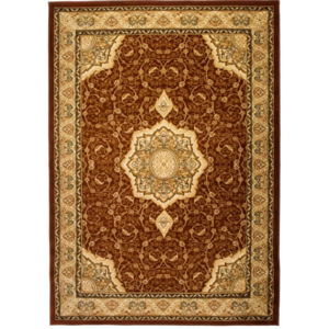 Kusový koberec klasický vzor 2 hnedý, Velikosti 70x140cm