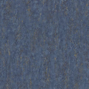Vliesové tapety, jednofarebná modro-zlatá, Origin 4210760, P+S International, rozmer 10,05 m x 0,53 m
