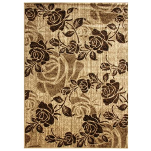 Kusový koberec Ruže béžový, Velikosti 80x150cm