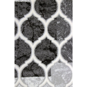 Kusový koberec Roxana sivý ovál, Velikosti 120x170cm