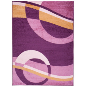 Kusový koberec eko Geo 2 fialový, Velikosti 190x270cm