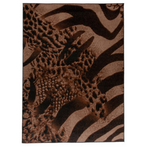 Kusový koberec PP Jungle hnedý, Velikosti 80x150cm