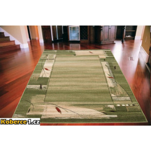 Kusový koberec Erba zelený, Velikosti 100x180cm