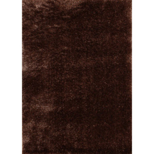 Kusový koberec Shaggy vlas 30 mm Pat hnedý, Velikosti 80x150cm