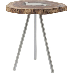 Odkladací stolík z mangového dreva Kare Design Trio Macchia