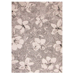 Kusový koberec Kvety šedý, Velikosti 140x200cm