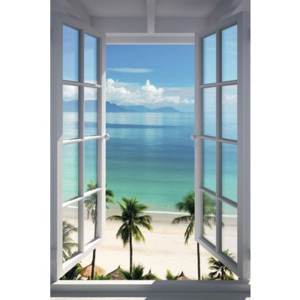Plagát Beach Window 61x91,5 cm
