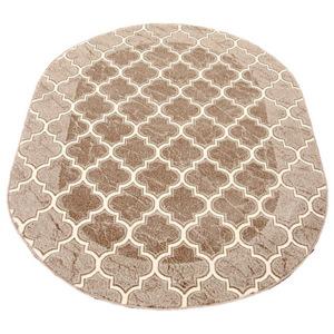 Kusový koberec Isabel béžový ovál, Velikosti 160x220cm