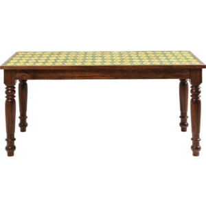Drevený jedálenský stôl s keramickou doskou Kare Design Provence, 160 x 80 cm