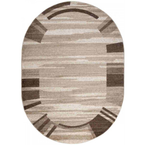 Kusový koberec France béžový ovál, Velikosti 140x190cm