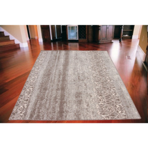 Vlnený kusový koberec Ladan šedobéžový, Velikosti 133x180cm
