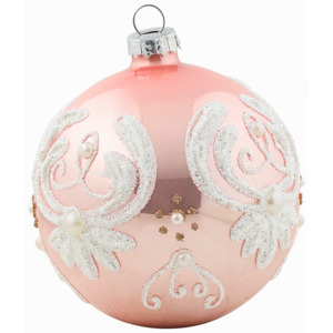 GREEN GATE Vianočná ozdoba Pale pink pearl