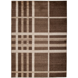 Kusový koberec Pruhy 2 hnedý, Velikosti 60x100cm