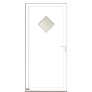 Vedľajšie vchodové dvere A150 plastové, 98 P, biele