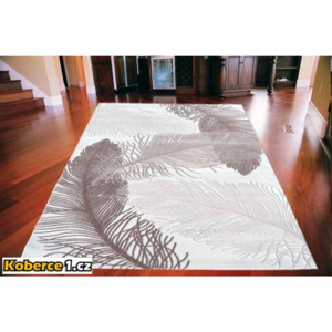 Luxusný kusový koberec akryl Pierka krémový, Velikosti 120x180cm