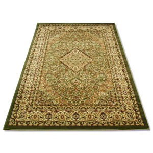 Kusový koberec klasický vzor 6 zelený, Velikosti 60x100cm