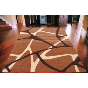 Kusový koberec Deta hnedý, Velikosti 160x220cm