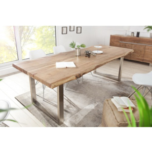 Jedálenský stôl 36647 240x100cm Masív drevo Acacia/Agát