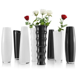 MÖMAX modern living Váza "jenny" -top- biela, čierna 50 cm