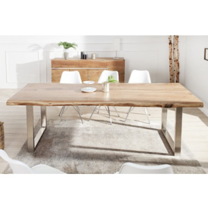 Jedálenský stôl 36645 220x100cm Masív drevo Acacia/Agát