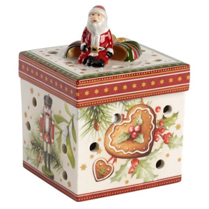 Villeroy & Boch Christmas Toys hranatá darčeková krabička Vianočný trh, 9 cm
