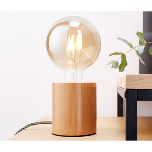 Stolná lampa s LED žiarovkou s vláknom