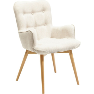 Biela stolička s opierkami Kare Design Angel Wings