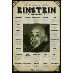 Plagát - Einstein Quotes