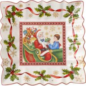 Villeroy & Boch Toy's Fantasy hranatá misa Santa, 23 x 23 cm
