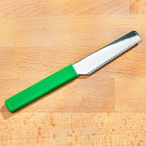 Magnet 3Pagen Nôž na chlieb, zelená