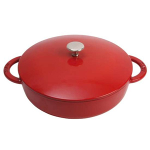 Staub Hexagon Kastról s liatinovou pokrievkou, višňová, 24 cm / 2,4 l