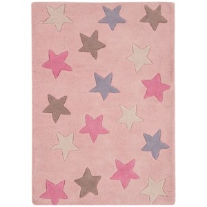 Masiv24 - Koberec CANDY Stars - Pink 100x150cm CC002 - ružová