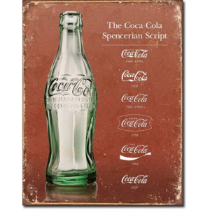 Cedule Coca Cola - Script Heritage