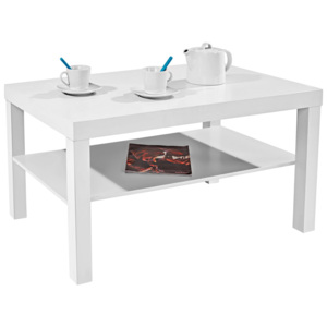 MÖBELIX Konferenčný Stolík Light biela 90/45/55 cm