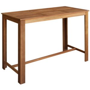 Barový stôl, 150x70x105 cm, masívne akáciové drevo
