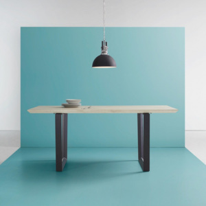 MODERN LIVING Jedálenský Stôl Jeremy čierna, farby dubu 85/76/180 cm