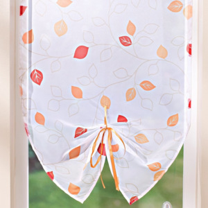 Blancheporte Záclonová vitráž Jeseň oranžová 45x90cm