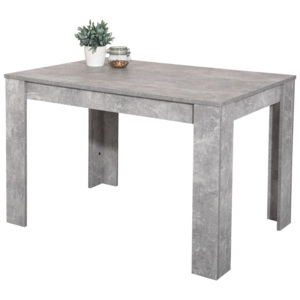 Jedálenský Stôl Doris sivá 120/76/80 cm