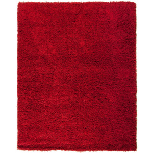 Kusový koberec Shaggy Faustino červený, Velikosti 40x60cm