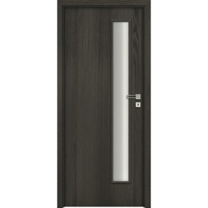 Interiérové dvere Sierra presklené, 80 P, antracit