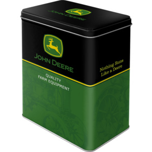Nostalgic Art Plechová dóza L - John Deere (Logo)