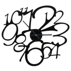 Designové nástěnné hodiny 1500 Calleadesign 30cm Barva černá