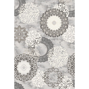 Luxusný koberec akryl Čipky sivý, Velikosti 80x150cm