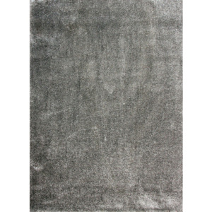 Kusový koberec Shaggy vlas 30 mm Berma šedý, Velikosti 60x100cm