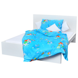 Stanex Detské posteľné obliečky bavlnené morská víla 140x200/70x90 cm