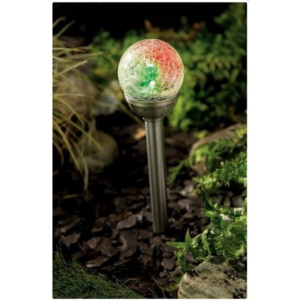 Solárna guľa Cole & Bright Mini Ice Orb 18435 stĺpiková