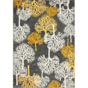 Kusový koberec Stromy sivý, Velikosti 160x230cm