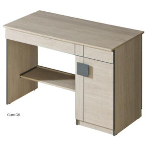 ArtDol Detská izba Gumi sivá Gumi: Písací stôl Gumi G6 sivý / š. 110 x h. 55 x v. 79 cm